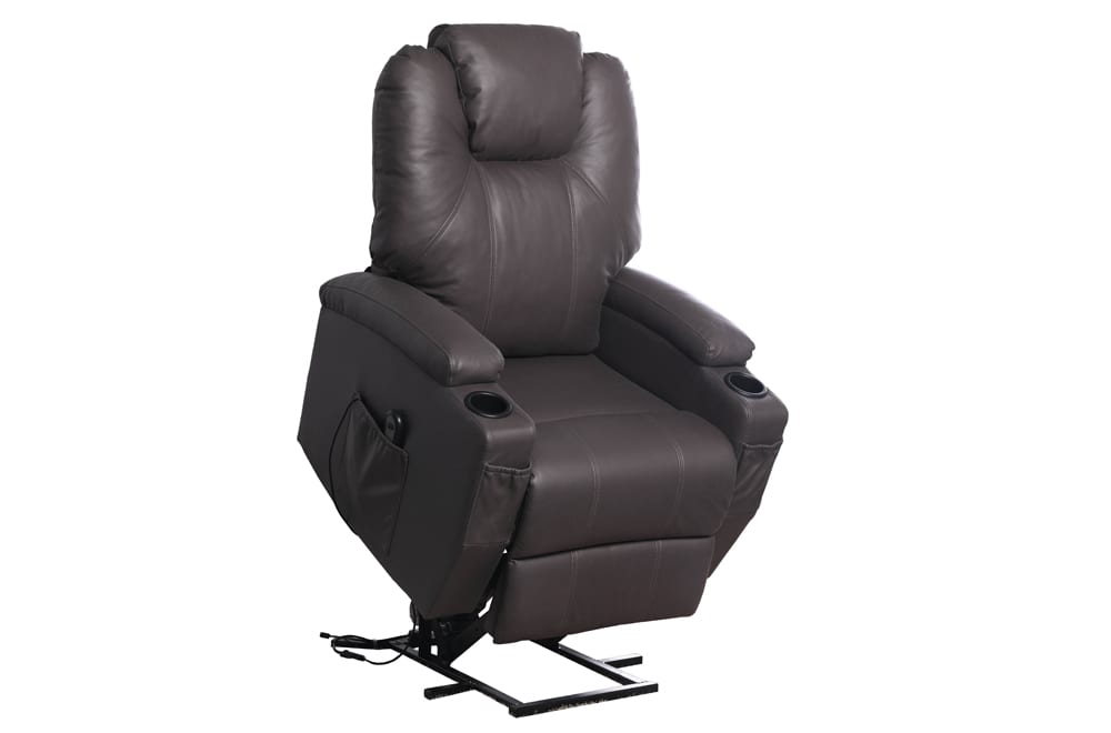 Leather Power Recliner Lift Chair