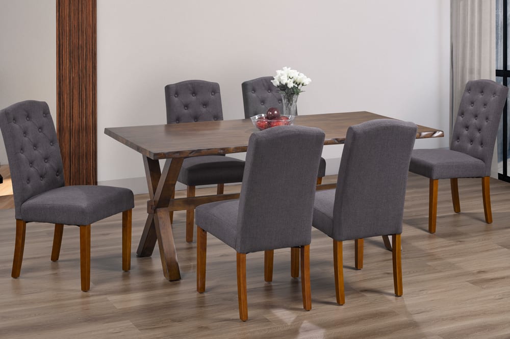 Walnut Dining Table Set