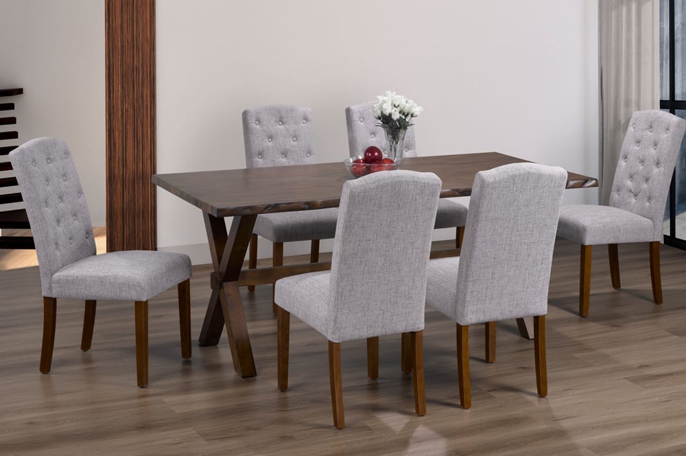 Walnut Dining Table Set