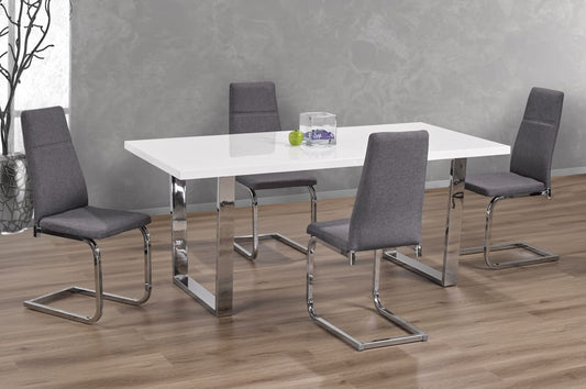 High Gloss Dining Table Set