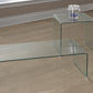 Clear Glass Coffee Table Set