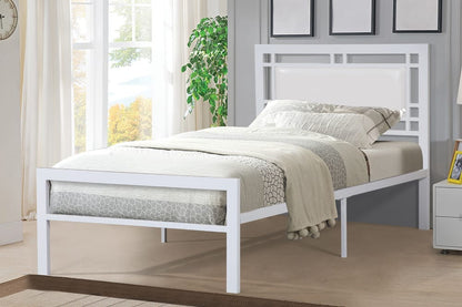 Contemporary Metal Platform Bed