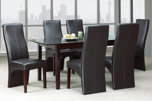 Espresso Dining Table Set