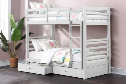 Twin over Twin Storage Bunk Bed