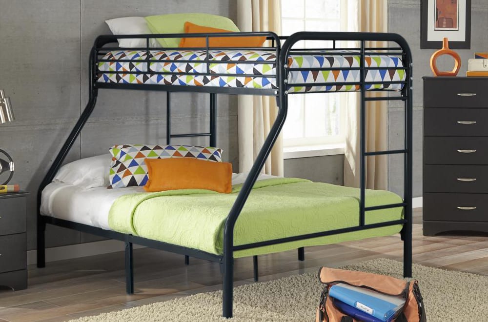 Twin over Double Steel Bunk Bed