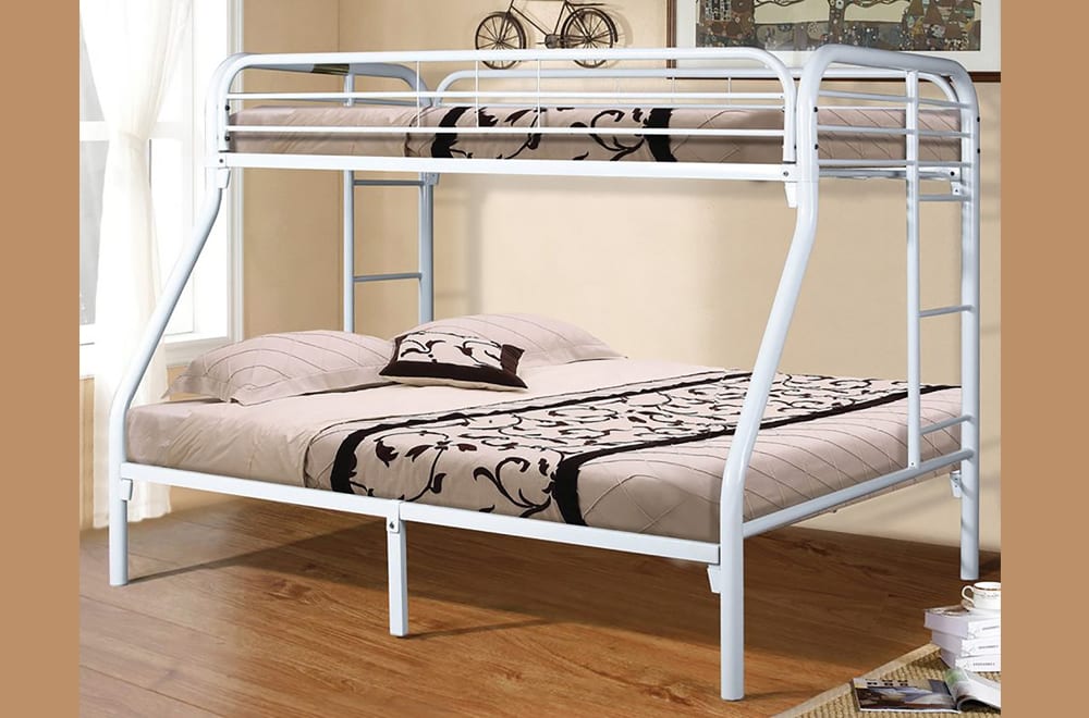 Twin over Double Steel Bunk Bed